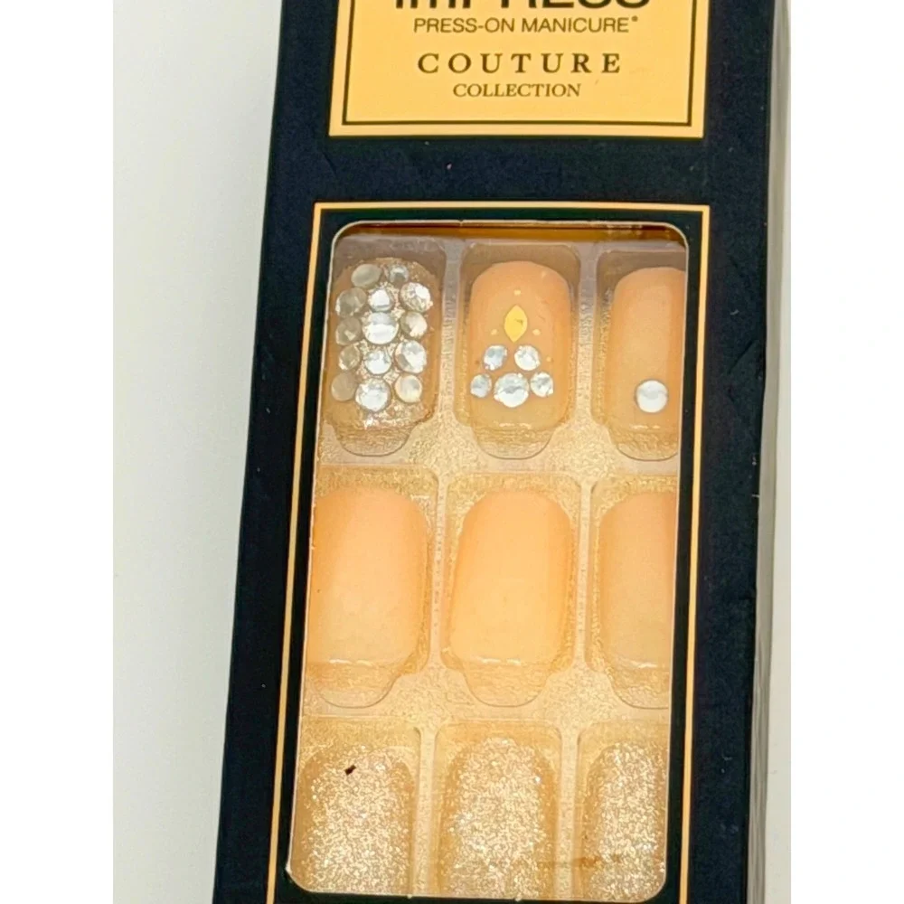 imPRESS Couture Collection Press-On Manicure Lush Life 30 Nails Rhinestone 93-31
